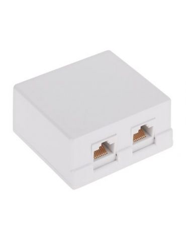 Priza dubla utp cat 5 - Tik.ro