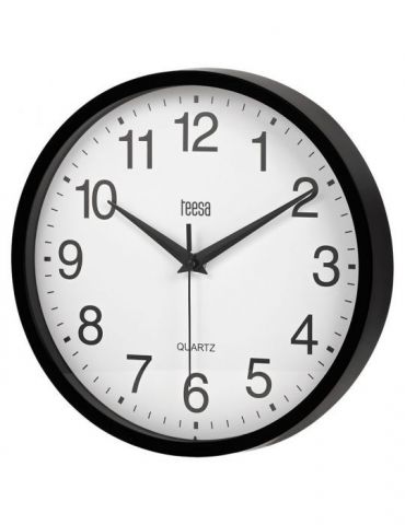 Ceas perete 25cm negru teesa - Tik.ro