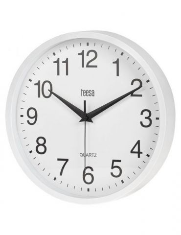 Ceas perete 25cm alb teesa - Tik.ro
