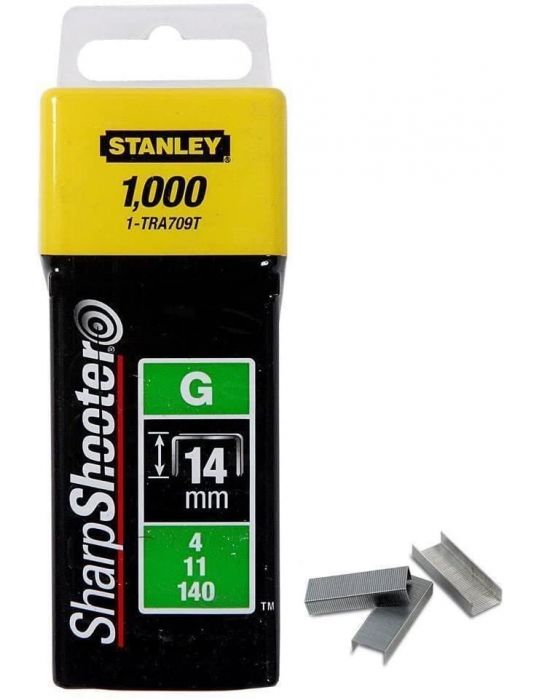 Stanley 1-TRA709T Capse de inalta calitate 14 mm / 9/161000 buc. tip g 4/11/140 Stanley - 1