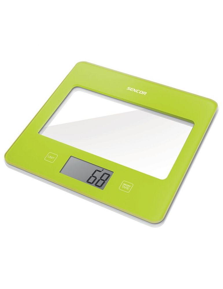Measuring Scales Cantar bucatarie sticla securizata verde senc