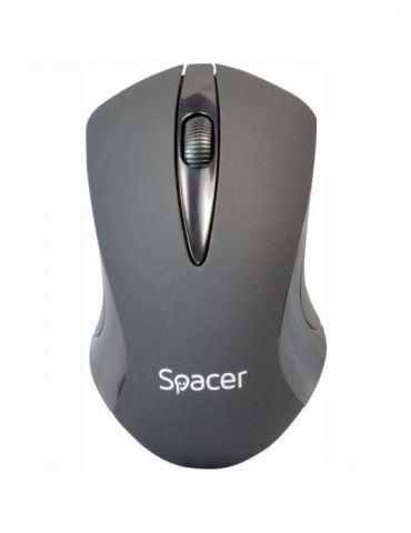 Mouse  spacer pc sau nb wireless 2.4ghz optic 1000 dpi butoane/scroll 3/1  negru spmo-w12 (include tv 0.18lei) Spacer - 1 - Tik.ro