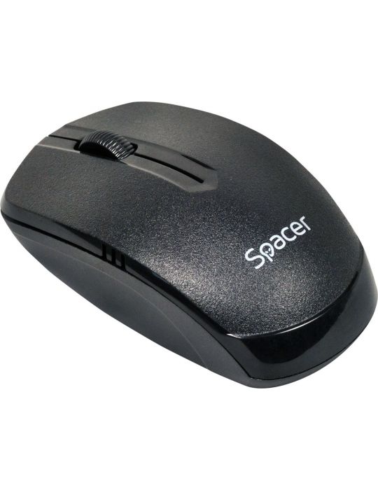 Mouse  spacer pc sau nb wireless 2.4ghz optic 1000 dpi butoane/scroll 3/1  negru spmo-161 (include tv 0.18lei) Spacer - 1