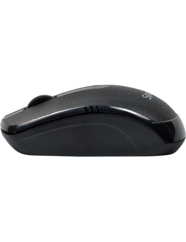 Mouse  spacer pc sau nb wireless 2.4ghz optic 1000 dpi butoane/scroll 3/1  negru spmo-161 (include tv 0.18lei) Spacer - 1