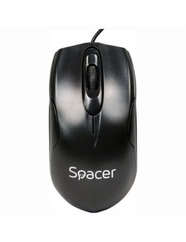 Mouse  spacer pc sau nb cu fir usb optic 800 dpi butoane/scroll 3/1  negru spmo-m11 (include tv 0.18lei) Spacer - 1 - Tik.ro