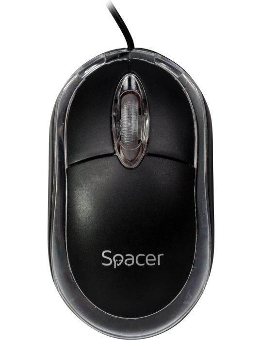 Mouse  spacer pc sau nb cu fir usb optic 800 dpi butoane/scroll 3/1  negru spmo-080 45503289 (include tv 0.18lei) Spacer - 1