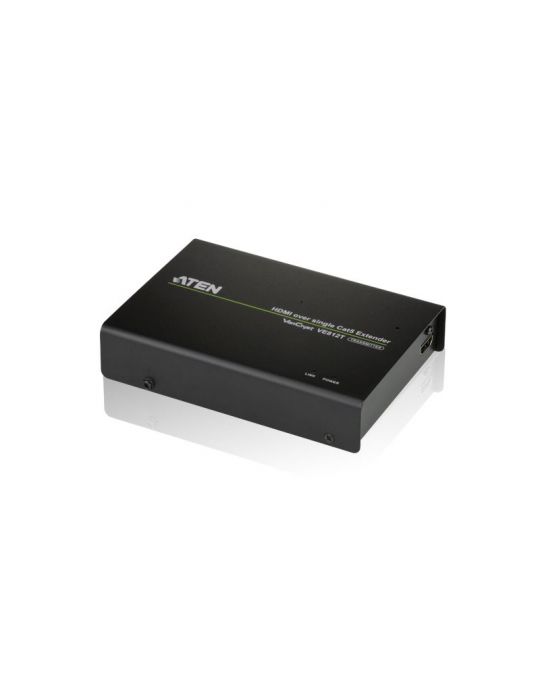 ATEN VE812T repetoare audio video Emițător AV Negru