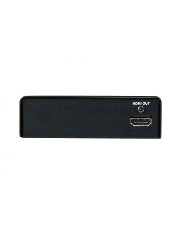 ATEN VE812R repetoare audio video Repeater AV Negru
