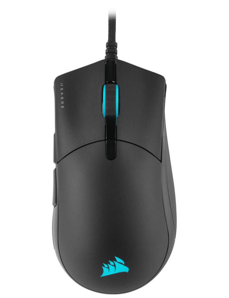 Mouse Optic Corsair SABRE RGB Pro, USB, Black