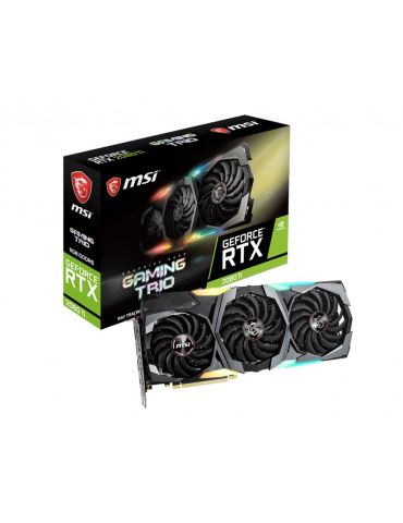 MSI RTX 2080 TI GAMING TRIO plăci video NVIDIA GeForce RTX 2080 Ti 11 Giga Bites GDDR6 - Tik.ro