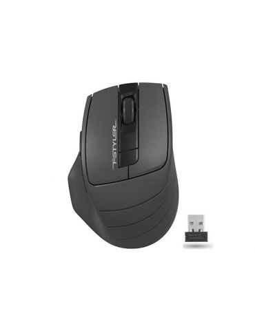 Mouse a4tech gaming wireless 2.4ghz optic 2000 dpi butoane/scroll 6/1 buton selectare viteza negru / gri fg30 grey (include tv 0 - Tik.ro
