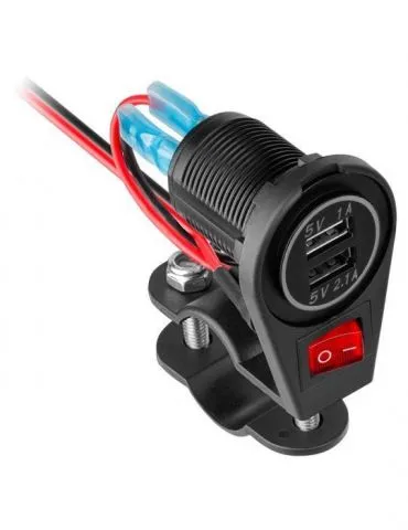 Mufa alimentare moto 2xusb... - Tik.ro