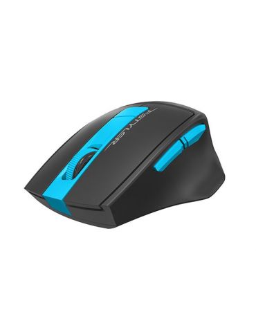 Mouse a4tech gaming wireless 2.4ghz optic 2000 dpi butoane/scroll 6/1 buton selectare viteza negru / albastru fg30 blue (include