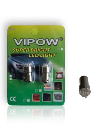 Bec auto 12v ba9s-4led alb... - Tik.ro