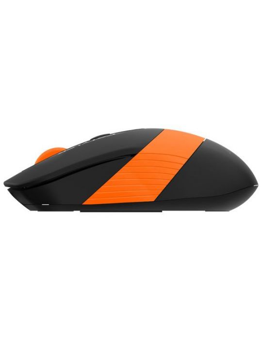 Mouse a4tech gaming wireless 2.4ghz optic 2000 dpi butoane/scroll 4/1 buton selectare viteza negru / portocaliu fg10 orange (inc