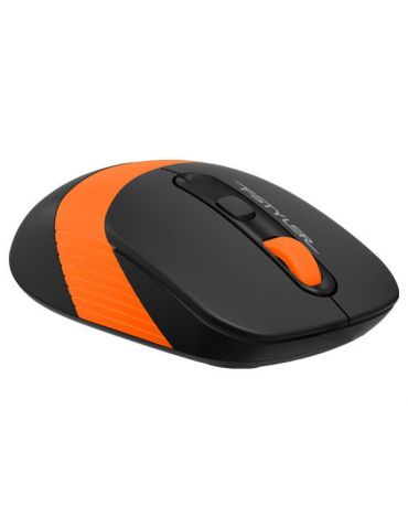 Mouse a4tech gaming wireless 2.4ghz optic 2000 dpi butoane/scroll 4/1 buton selectare viteza negru / portocaliu fg10 orange (inc