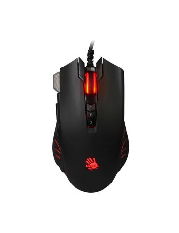 Mouse a4tech gaming cu fir usb optic 4000 dpi butoane/scroll 8/1 iluminare butoane programabile negru v9m (include tv 0.18lei) A - Tik.ro