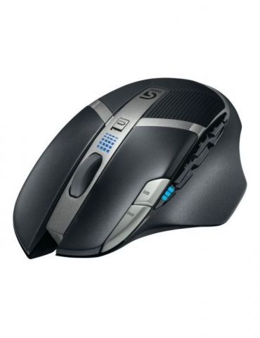 Mouse logitech g602 gaming wireless 2.4ghz optic 2500 dpi butoane/scroll 11/1 butoane programabile negru / gri 910-003822 (inclu