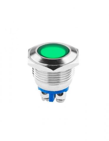 Indicator led verde metalic... - Tik.ro