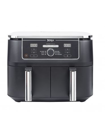 Ninja AF400EU friteuză Dublă 9,5 L De sine-stătător 2470 W Friteuză cu aer cald Negru - Tik.ro