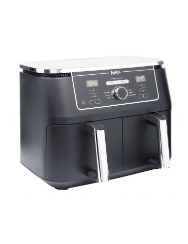 Ninja AF400EU friteuză Dublă 9,5 L De sine-stătător 2470 W Friteuză cu aer cald Negru