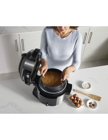 Ninja OL550EU aparate de gătit multifuncționale 6 L 1460 W Negru, Din oţel inoxidabil