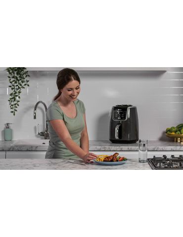 Ninja AF160 Singur 5,2 L De sine-stătător 1750 W Friteuză cu aer cald Gri