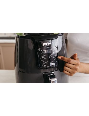 Ninja AF100 Singur 3,8 L De sine-stătător 1550 W Friteuză cu aer cald Negru