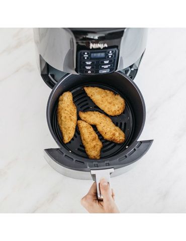 Ninja AF100 Singur 3,8 L De sine-stătător 1550 W Friteuză cu aer cald Negru