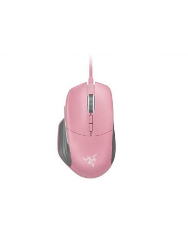 Mouse razer basilisk gaming cu fir usb optic 16000 dpi butoane/scroll 8/1 iluminare butoane programabile roz rz01-02330200-r3m1 