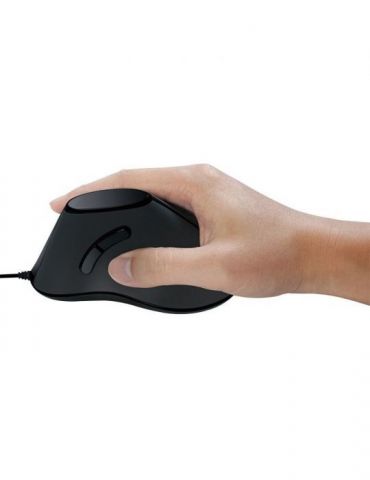 Mouse logilink pc sau nb cu fir usb optic 1000 dpi butoane/scroll 5/1 ergonomic negru id0158 (include tv 0.18lei) Logilink - 1