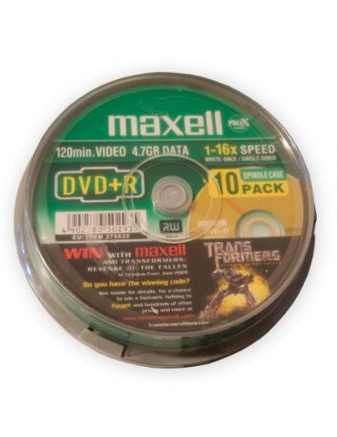 Dvd+r 4.7gb maxell cake 10buc - Tik.ro