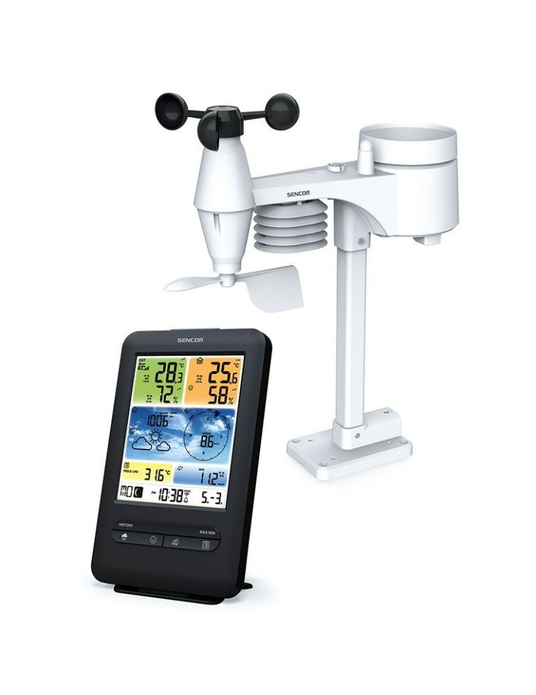 Weather Forecasters & Stations Statie meteo profesionala wifi sws 9898 senc