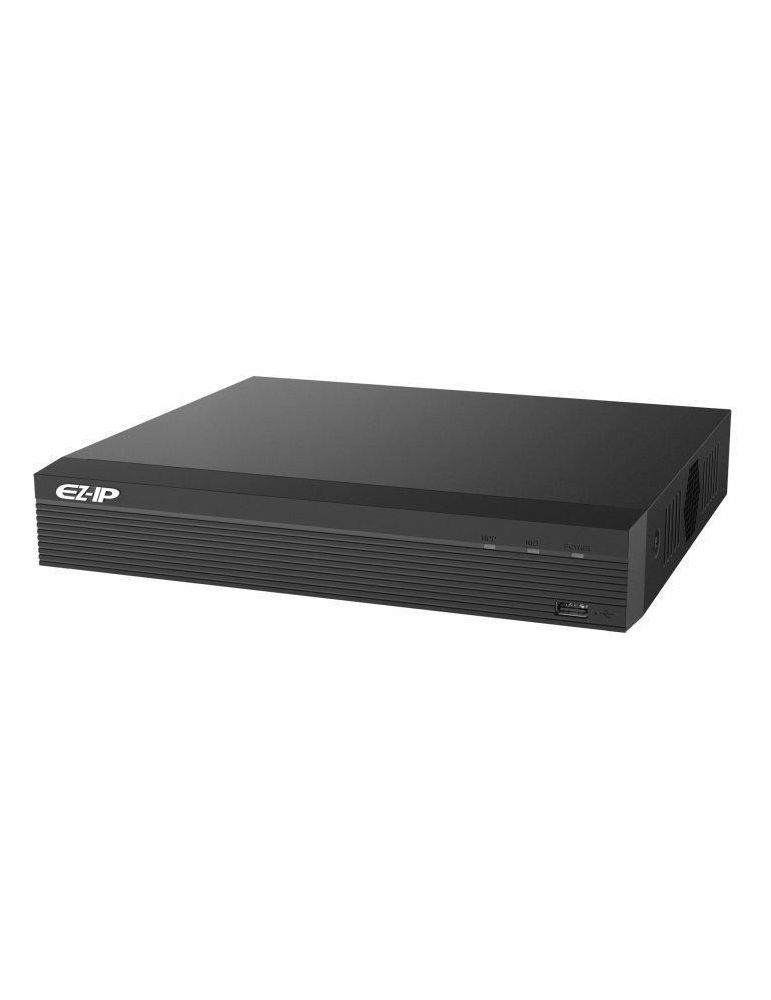 Nvr 8 canale ip poe max 25 w per port 8 mp 80 mbps hdmi vga 2 usb 1 port sata pana la 6tb dahua nvr1b08hs-8p (include tv 1.75lei