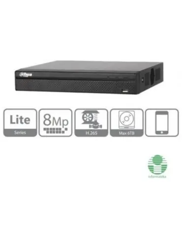 Nvr 4 canale ip 8 mp 80 mbps hdmi vga 2 usb 1 port sata pana la 6tb dahua nvr2104hs-4ks2 (include tv 1.75lei) Dahua - 1