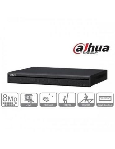Nvr 16 canale ip 8 mp 200 mbps hdmi vga 2 usb 2 port sata pana la 6tb fiecare dahua nvr4216-4ks2 (include tv 1.75lei) Dahua - 1