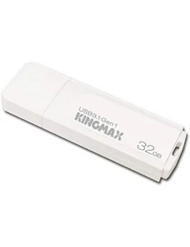 Memorie usb 3.2 gen 1 kingmax  32 gb cu capac plastic alb km32gpb07w (include tv 0.18lei) Kingmax - 1 - Tik.ro