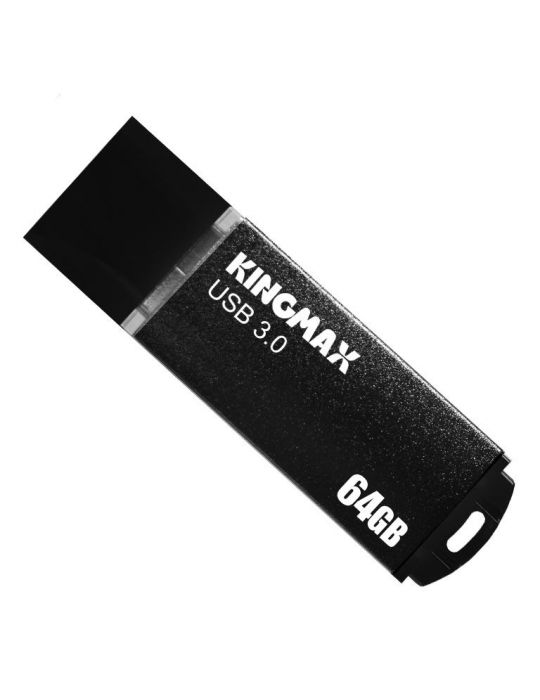 Memorie usb 3.0 kingmax 64 gb cu capac carcasa aluminiu negru km-mb03-64gb/bk (include tv 0.03 lei) Kingmax - 1