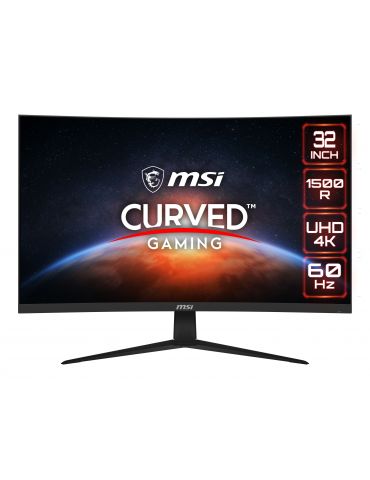 MSI Optix G321CU monitoare LCD 80 cm (31.5") 3840 x 2160 Pixel 4K Ultra HD Negru - Tik.ro