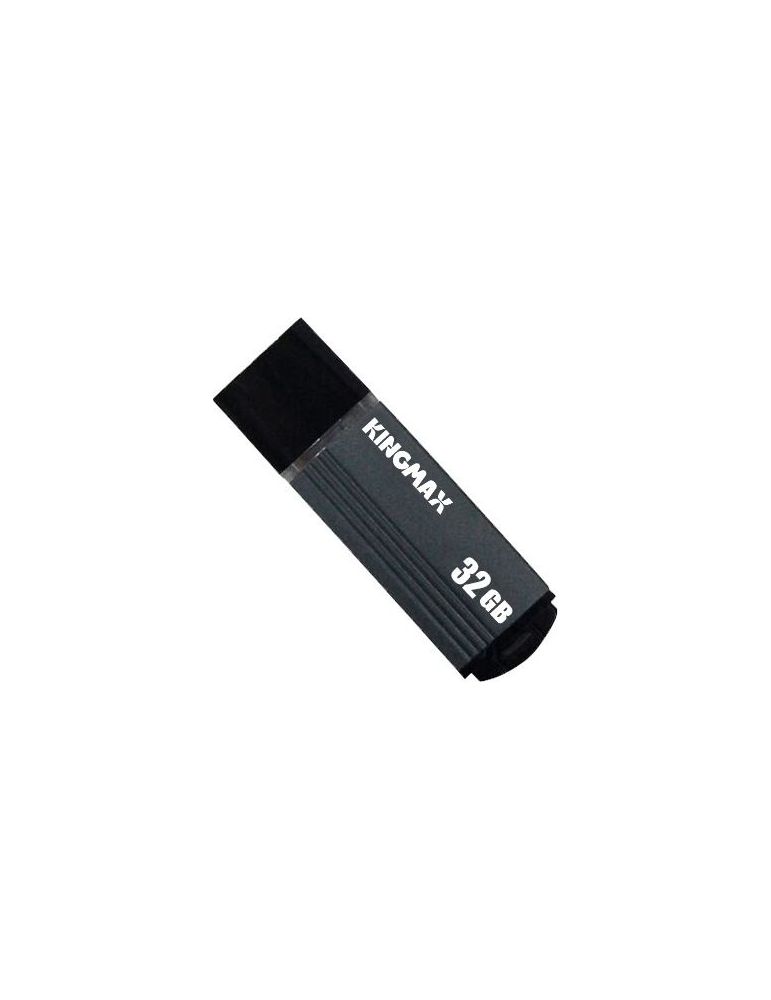 Memorie usb 2.0 kingmax 32 gb cu capac carcasa aluminiu negru / gri km-ma06-32gb/gy (include tv 0.03 lei)