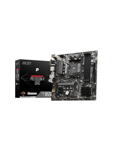 MSI PRO B550M-P GEN3 plăci de bază AMD B550 Mufă AM4 micro-ATX - Tik.ro