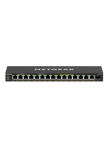 NETGEAR GS316EP-100PES switch-uri Gestionate Gigabit Ethernet (10 100 1000) Power over Ethernet (PoE) Suport Negru