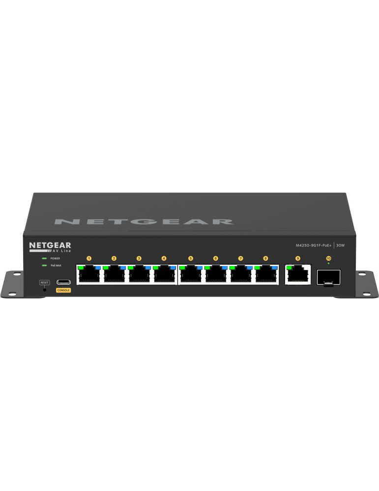 Netgear NETGEAR GSM4210PD-100EUS switch-uri Gestionate L2/L3 Gigabit Ethernet (10/100/1000) Power over Ethernet (PoE) Suport Negru