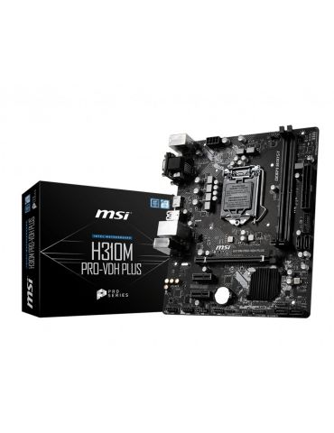 MSI H310M PRO-VDH PLUS plăci de bază Intel® H310 LGA 1150 (Mufă H4) micro-ATX - Tik.ro