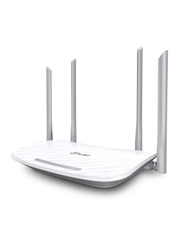 TP-Link TL-ARCHER-C5 router wireless Gigabit Ethernet Bandă dublă (2.4 GHz  5 GHz) Alb