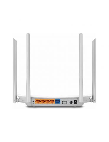 TP-Link TL-ARCHER-C5 router wireless Gigabit Ethernet Bandă dublă (2.4 GHz  5 GHz) Alb