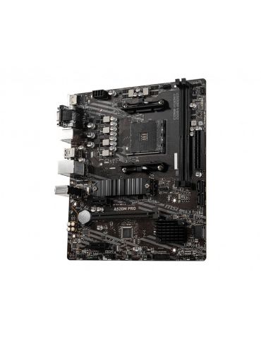 MSI A520M PRO plăci de bază AMD A520 Mufă AM4 micro-ATX