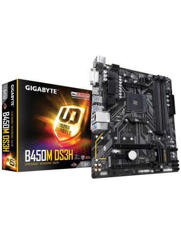 Gigabyte B450M DS3H plăci de bază AMD B450 Mufă AM4 micro-ATX