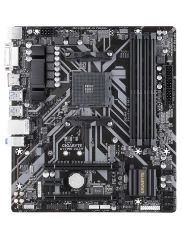 Gigabyte B450M DS3H plăci de bază AMD B450 Mufă AM4 micro-ATX
