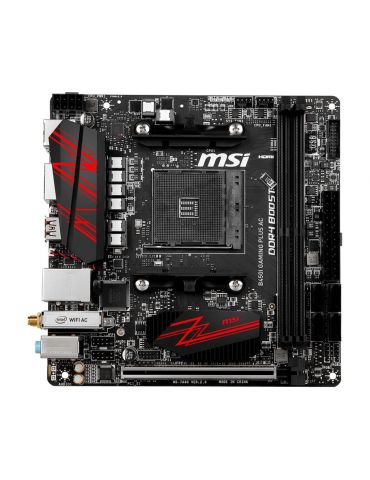 MSI B450I GAMING PLUS AC AMD B450 Mufă AM4 mini ITX